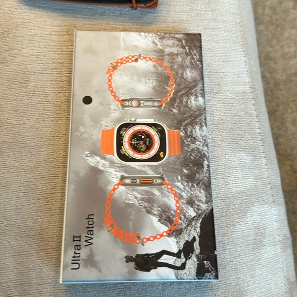 Ultra II Smart Watch Black IOS & Android Capable with Wireless Charging …